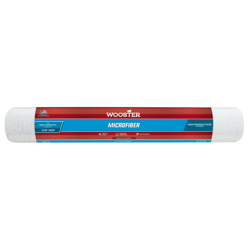 WOOSTER - Wooster Microfiber 18 in. W X 3/8 in. Paint Roller Cover 1 pk