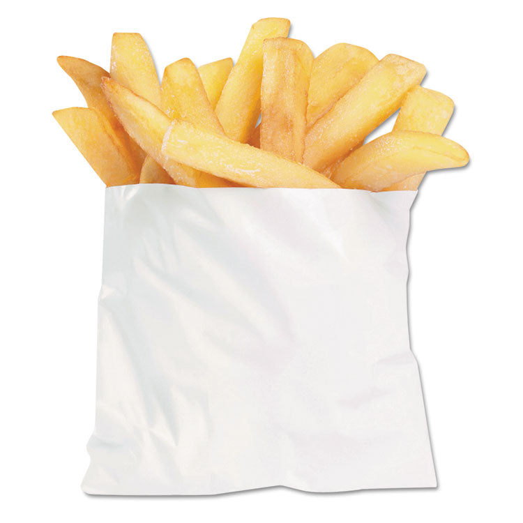 Bagcraft - French Fry Bags, 4.5" x 3.5", White, 2,000/Carton