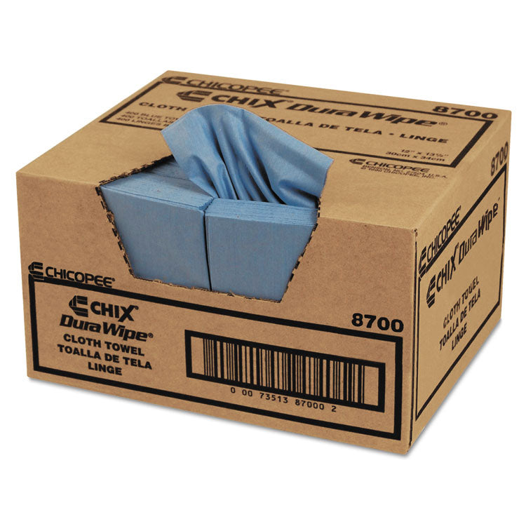 Chicopee - VeraClean Critical Cleaning Wipes, Smooth Texture, 1/4 Fold, 12 x 13, Blue, 400/Carton