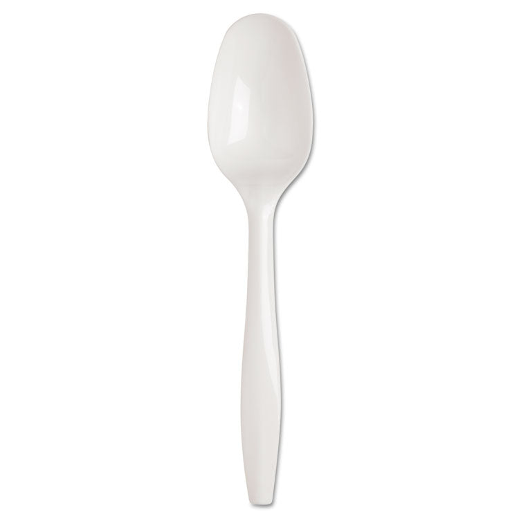 Dixie - SmartStock Plastic Cutlery Refill, Teaspoon, 5.5", Series-B Mediumweight, White, 40/Pack, 24 Packs/Carton