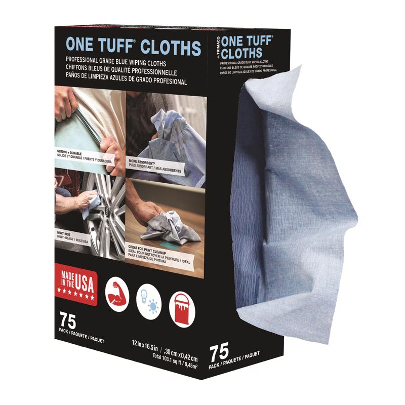 ONE TUFF - Trimaco One Tuff Fiber Blend Wiping Cloth 12 in. L 75 pk