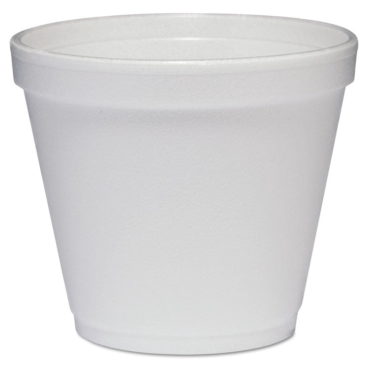 Dart - Food Containers, 8 oz, White, Foam, 1,000/Carton