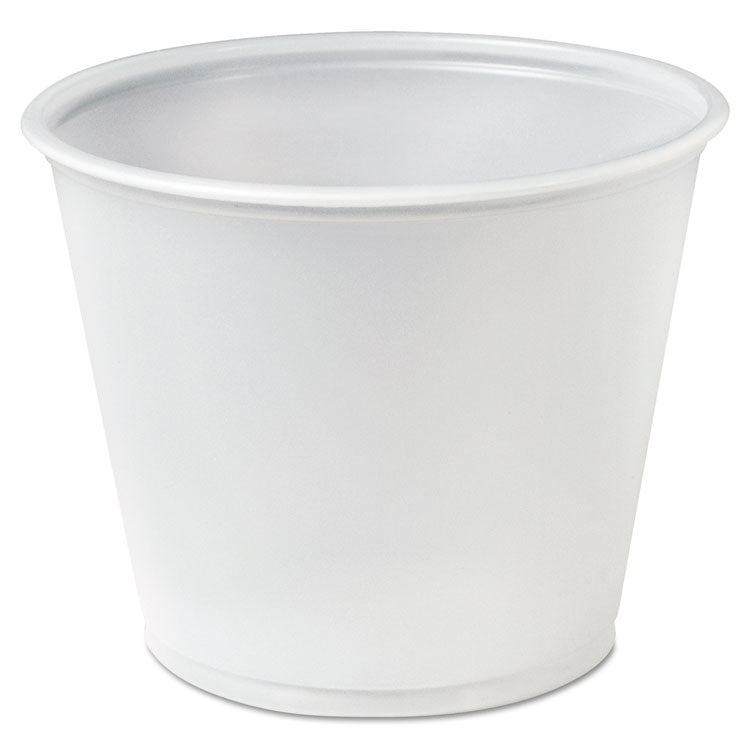 Dart - Polystyrene Souffle Portion Cups, 5.5 oz, Translucent, 250/Bag, 10 Bags/Carton