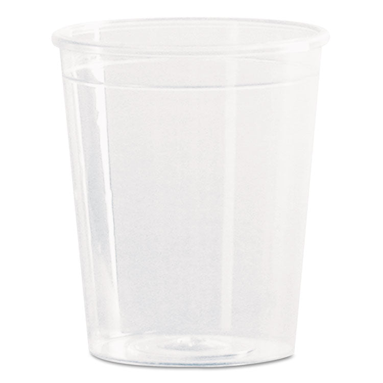 WNA - Comet Plastic Portion/Shot Glass, 2 oz, Clear, 50/Pack, 50 Packs/Carton