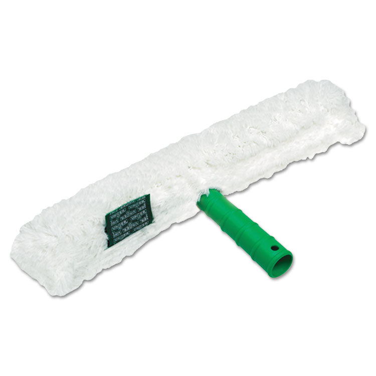 Unger - Original Strip Washer with Green Nylon Handle, White Cloth Sleeve, 18" Wide Blade