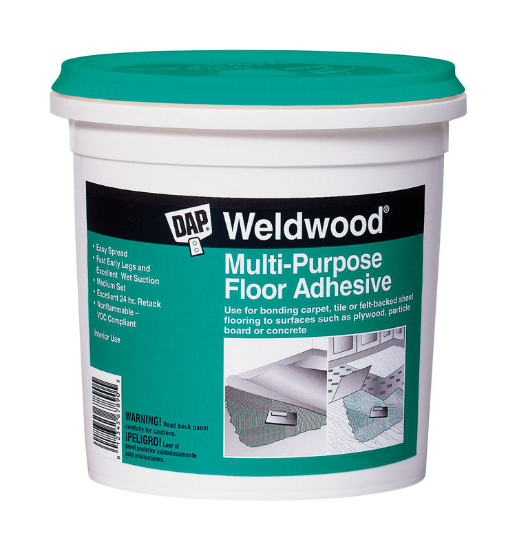 DAP - DAP WeldWood High Strength Synthetic Latex-Resins Floor Adhesive 1 qt