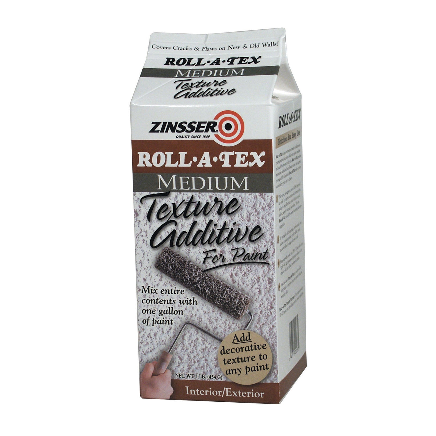 Zinsser Roll-A-Tex White Texture Additive 1 lb - Case of 6
