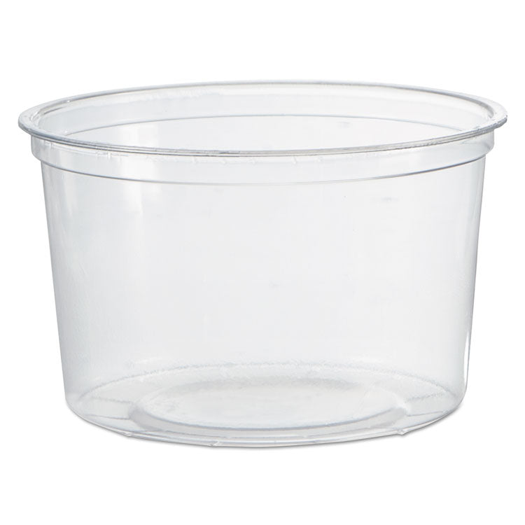 WNA - Deli Containers, 16 oz, Clear, Plastic, 50/Pack, 10 Packs/Carton