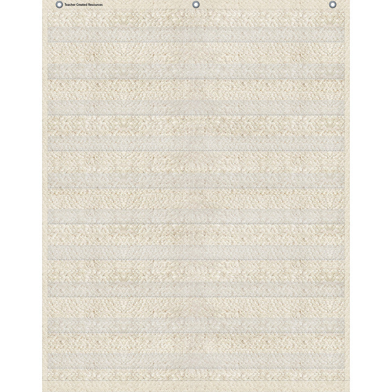 TEACHER CREATED RESOURCES - Woven 10 Pocket Chart, 34" x 44"