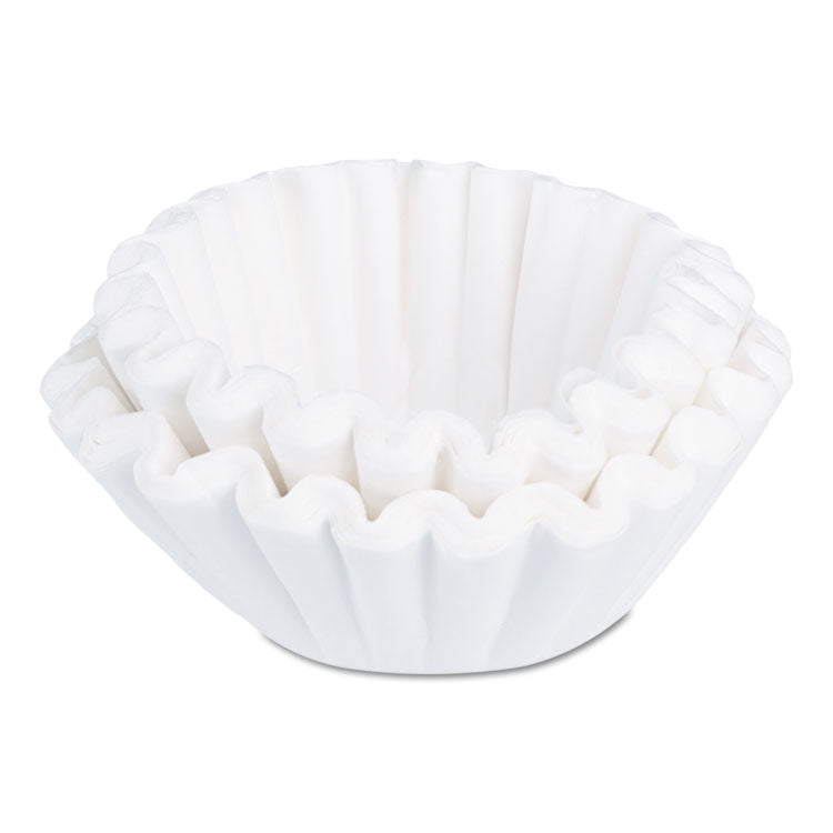 BUNN - Commercial Coffee Filters, 6 gal Urn Style, Flat Bottom, 25/Cluster, 10 Clusters/Pack