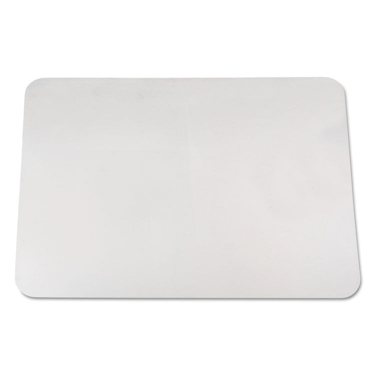 Artistic - KrystalView Desk Pad with Antimicrobial Protection, Glossy Finish, 24 x 19, Clear