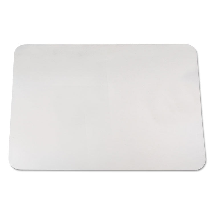 Artistic - KrystalView Desk Pad with Antimicrobial Protection, Glossy Finish, 22 x 17, Clear