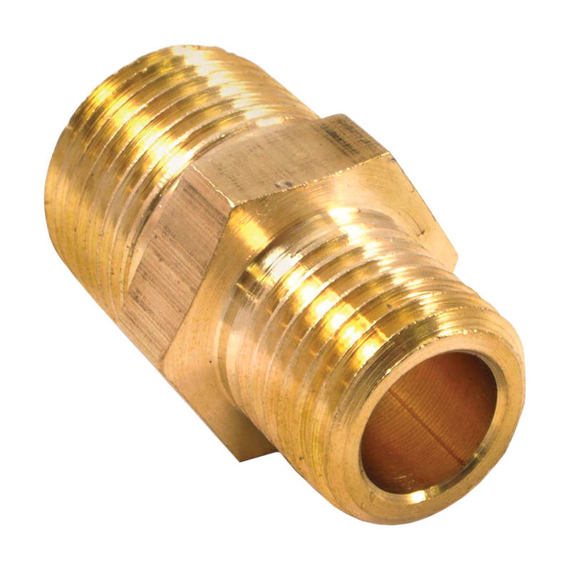 FORNEY - Forney Brass Hose Reducer 3/8 in. Male X 1/4 in. Male 1 pc