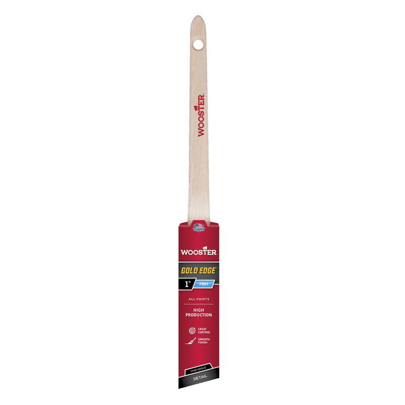 WOOSTER - Wooster Gold Edge 1 in. Firm Thin Angle Paint Brush