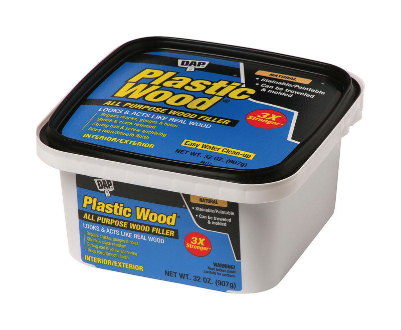 DAP - DAP Plastic Wood Natural Wood Filler 32 oz