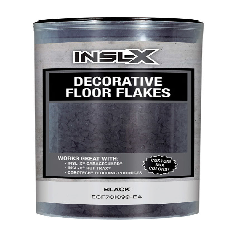 INSL-X - Insl-X Indoor and Outdoor Black Blend Decorative Floor Flakes 12 oz