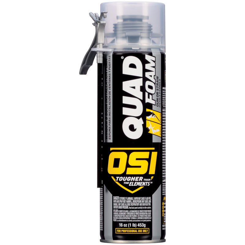 OSI - Quad Taupe Foam Foam Sealant 16 oz - Case of 8