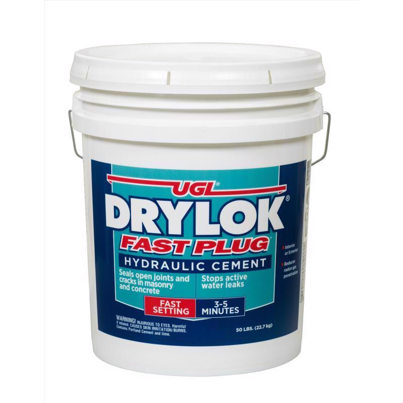 DRYLOK - Drylok Fast Plug Hydraulic Cement 50 lb Gray