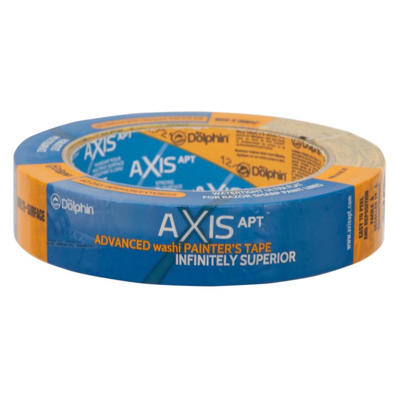 BLUE DOLPHIN - Blue Dolphin 1.41 in. W X 54.6 yd L Yellow Medium Strength Painter's Tape 1 pk