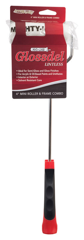 ARROWORTHY - ArroWorthy ProLine Glossdel 4 in. W Mini Paint Roller Frame Threaded End