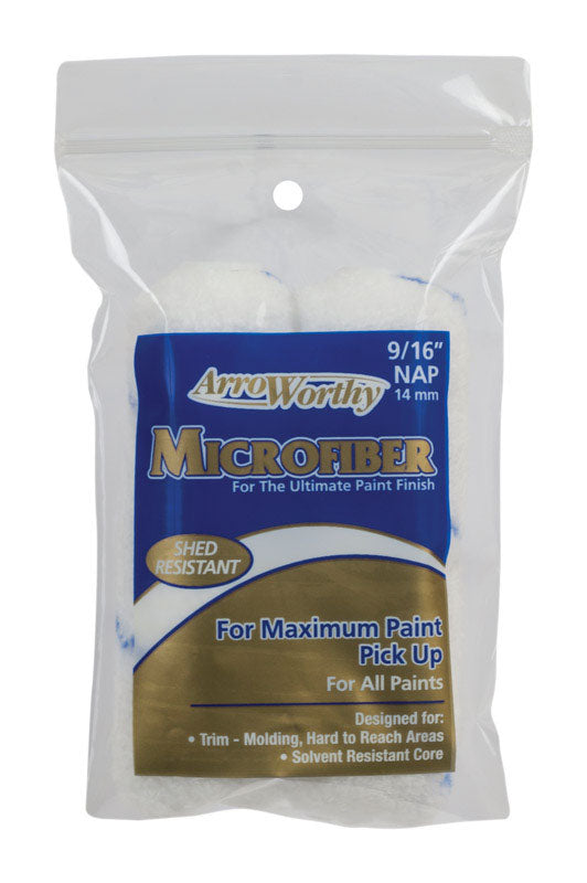 ARROWORTHY - Arroworthy Microfiber 4 in. W X 9/16 in. Mini Paint Roller Cover 2 pk - Case of 12