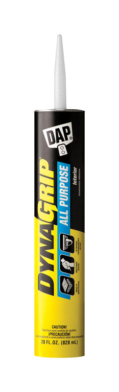 DAP - DAP DynaGrip Acrylic Latex Construction Adhesive 28 oz