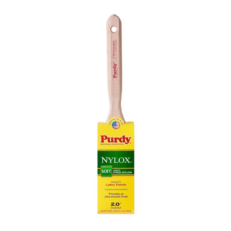 PURDY CORPORATION AKA PSB PAINT SUNDRY B - Purdy Nylox Elasco 2 in. Soft Flat Trim Paint Brush