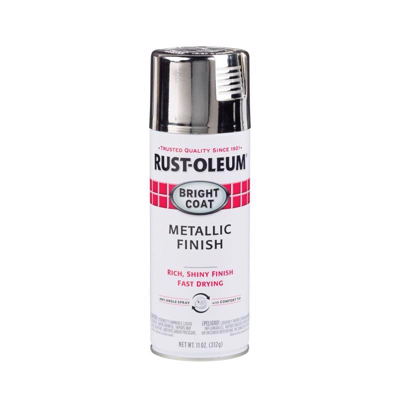 RUST-OLEUM - Rust-Oleum Stops Rust Chrome Bright Coat Metallic Spray 11 oz