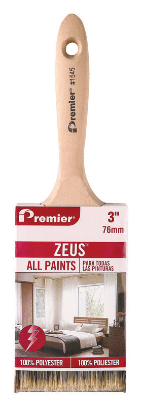 PREMIER - Premier Zeus 3 in. Stiff Flat Paint Brush - Case of 12