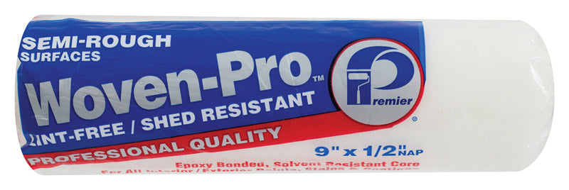 PREMIER - Premier Woven-Pro Polyester 9 in. W X 1/2 in. Paint Roller Cover 1 pk - Case of 36