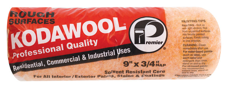 PREMIER - Premier Kodawool Polyester 9 in. W X 3/4 in. Paint Roller Cover 1 pk