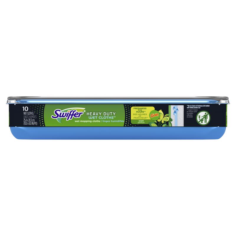 SWIFFER - Swiffer Sweeper 5.4 in. Wet Microfiber Mop Refill Pad 10 pk