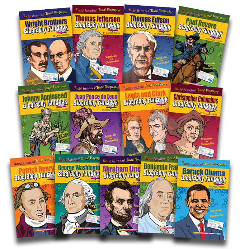 GALLOPADE - Presidents, Explorers and Inventions Set - Set of 13 Books