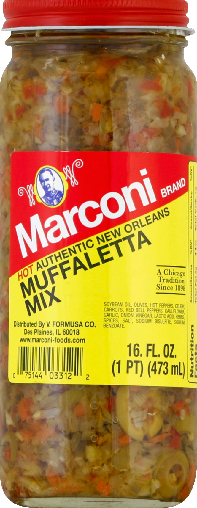 Marconi Muffaletta Mix 16 oz - Case of 12