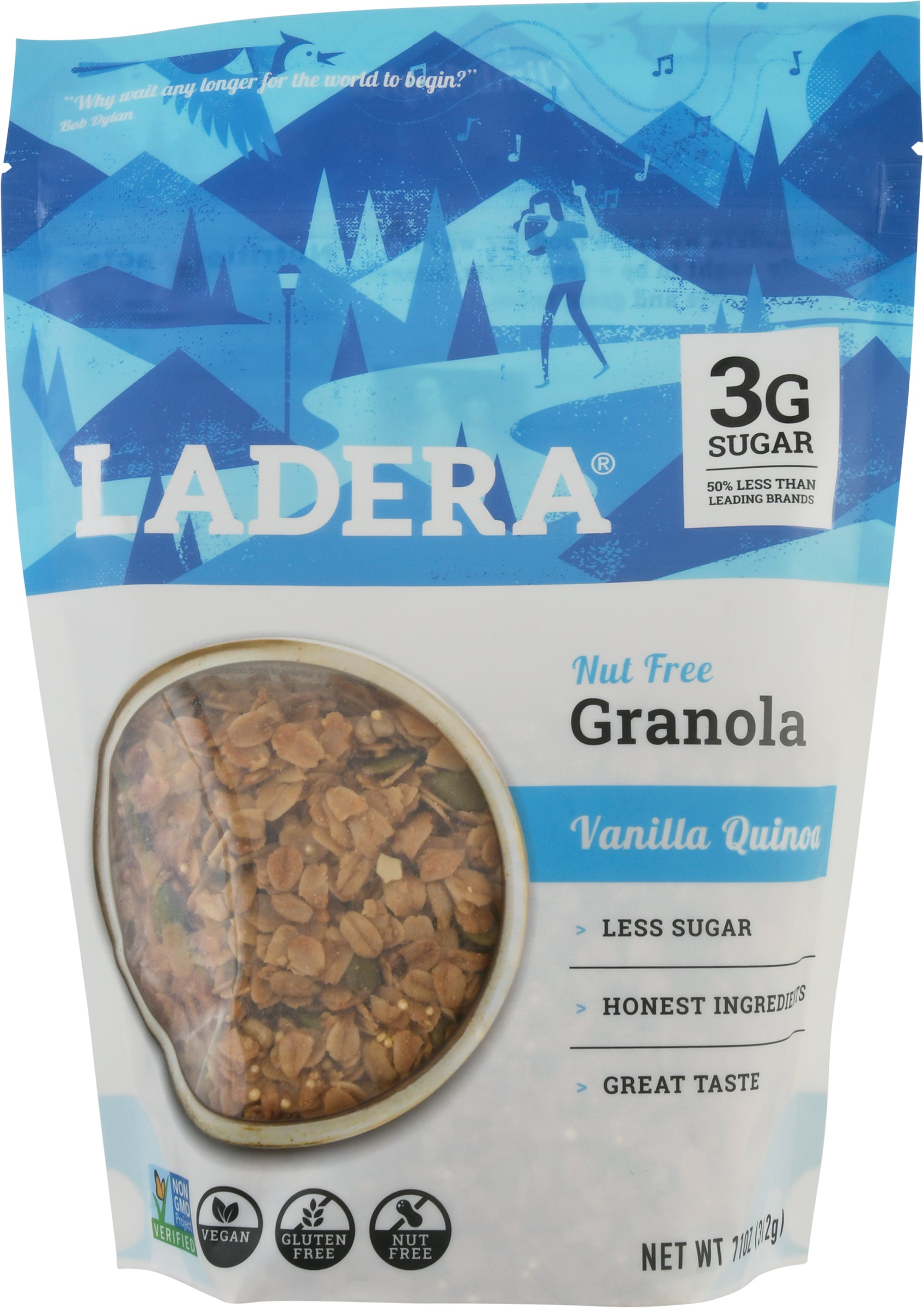 Ladera Vanilla Quinoa Nut Free Granola 11 oz - Case of 6
