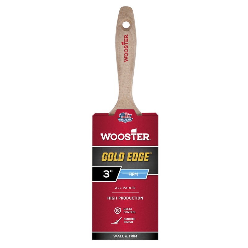 WOOSTER - Wooster Gold Edge 3 in. Straight Varnish Brush