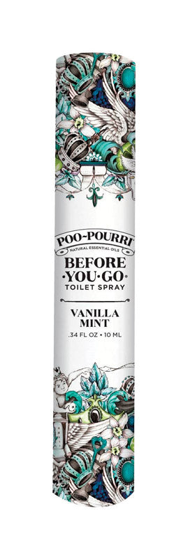 POO-POURRI - Poo-Pourri Vanilla Mint Scent Odor Eliminator 10 ml Liquid - Case of 12