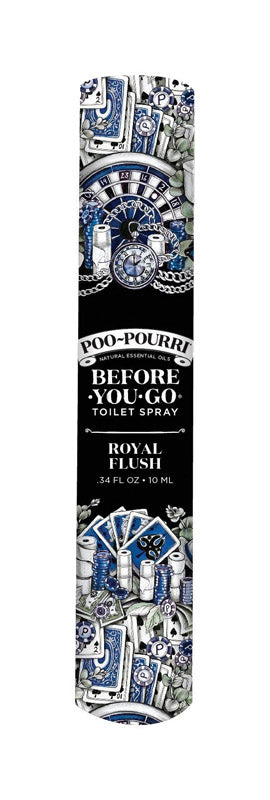 POO-POURRI - Poo-Pourri Royal Flush Eucalyptus and Spearmint Scent Odor Eliminator 10 ml Liquid - Case of 12