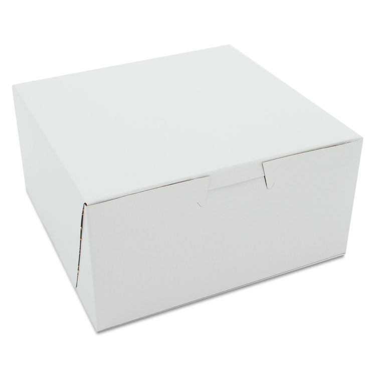 SCT - Non-Window Bakery Boxes, 6 x 6 x 3, White, Paper, 250/Carton