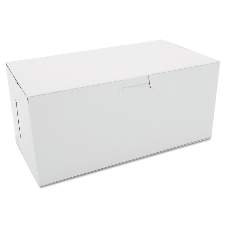 SCT - Non-Window Bakery Boxes, 9 x 5 x 4, White, Paper, 250/Carton