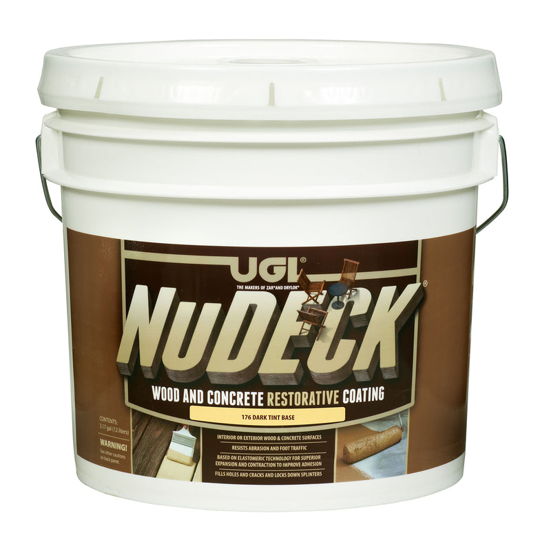 UGL - UGL NuDECK Flat Dark Tint Base Deep Tone Base Floor and Patio Coating 3.5 gal