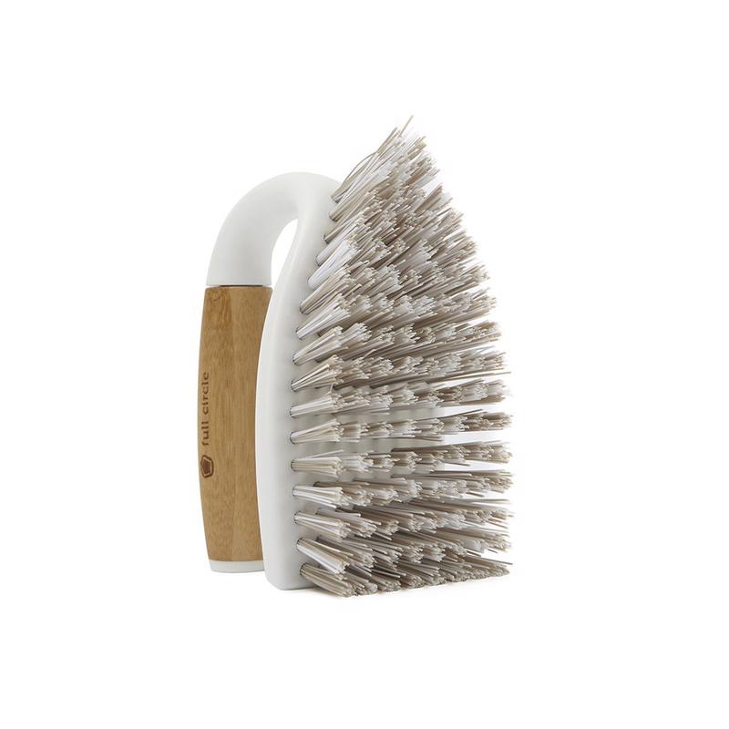 FULL CIRCLE - Full Circle Tough Stuff 4.45 in. W Stiff Bristle Bamboo Handle Scrub Brush