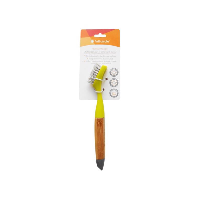 MICRO MANAGER - Full Circle Micro Manager 0.98 in. W Bamboo Handle Detail Brush