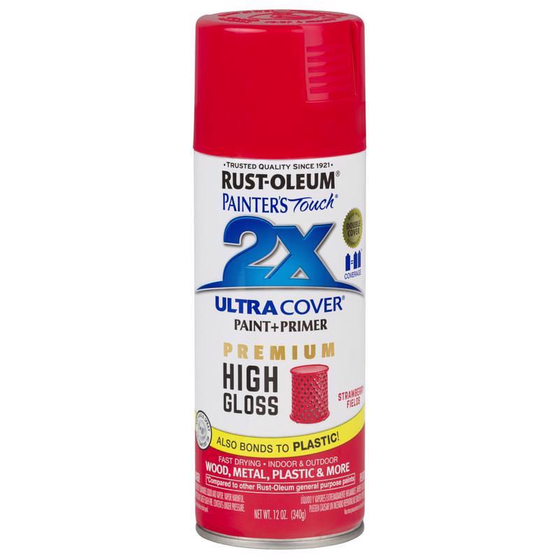 RUST-OLEUM - Rust-Oleum Painter's Touch 2X High-Gloss Strawberry Fields Spray Paint 12 oz - Case of 6