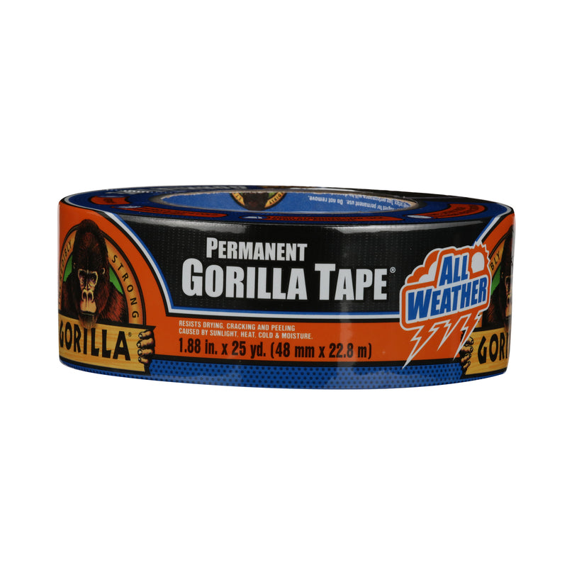 GORILLA - Gorilla 1.88 in. W X 25 yd L Black Duct Tape