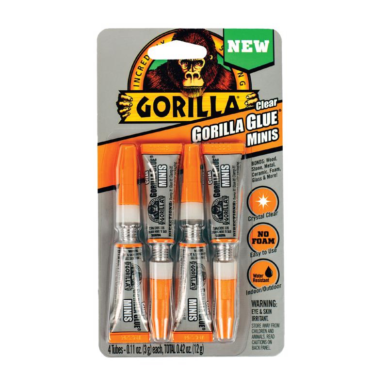 GORILLA - Gorilla High Strength Glue All Purpose Adhesive 4 pk