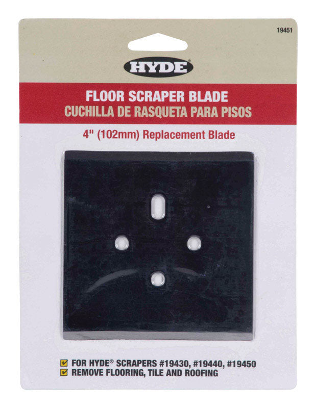 HYDE - Hyde 4 in. W High Carbon Steel Floor Scraper Blade