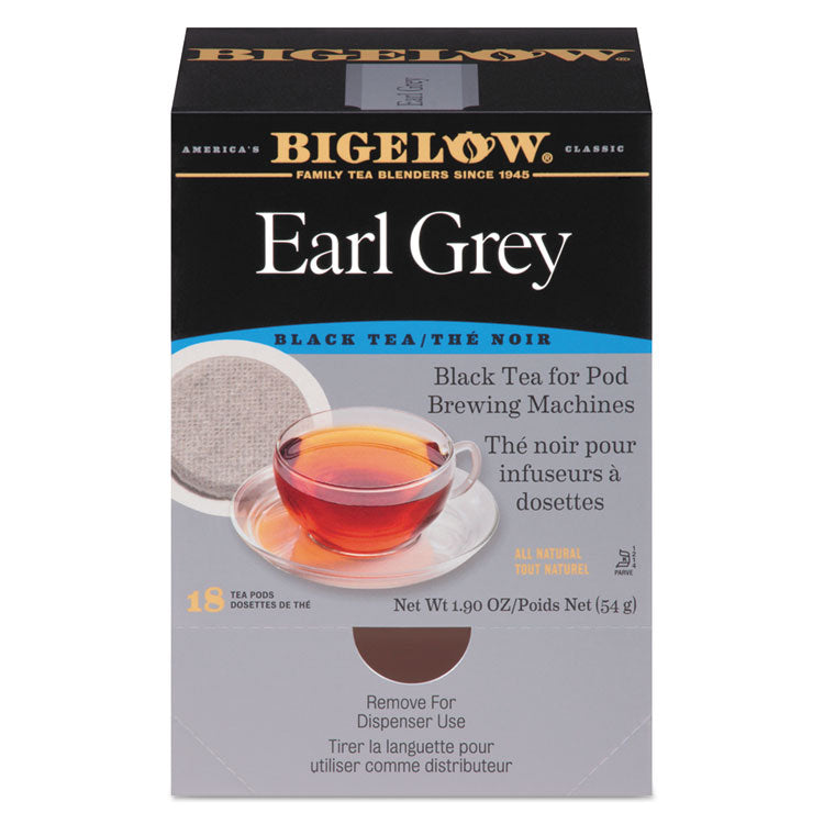 Bigelow - Earl Grey Black Tea Pods, 1.90 oz, 18/Box