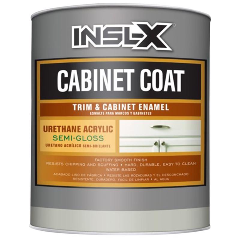 INSL-X - Insl-X Cabinet Coat Semi-Gloss Base 2 Trim & Cabinet Enamel Interior 1 qt - Case of 4