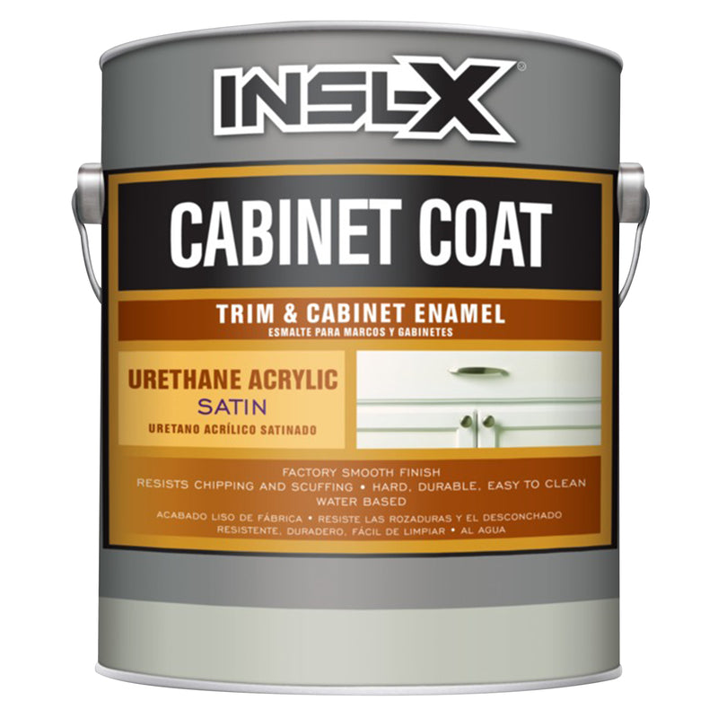 INSL-X - Insl-X Satin White Trim & Cabinet Enamel Interior 1 gal